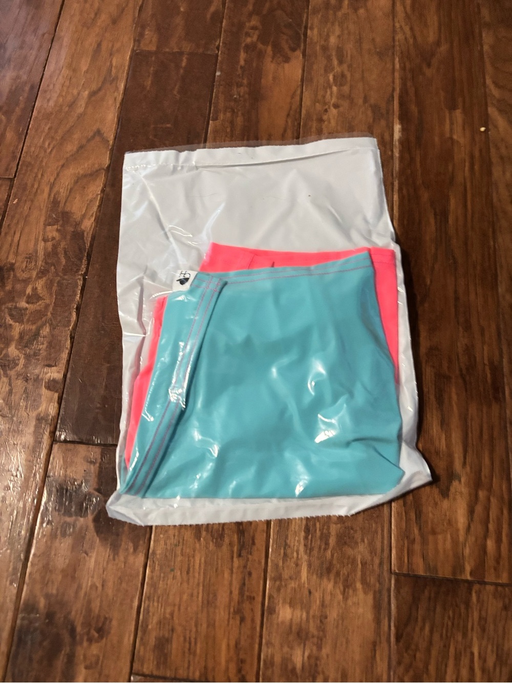 George Hats Size 8/9 Color Block Hybrid Shorts Pink Blue Yellow Pocket Swim